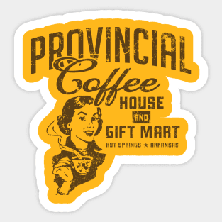 Provincial Coffee House Sticker